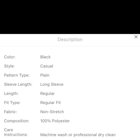 Plus - Long Sleeve Crisscross V Neck Blouse - 1X - Picture 7 of 7